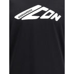 Dsquared² Black Cotton T-Shirt
