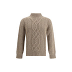 Brooksfield Beige Wool Sweatshirt