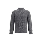 Brooksfield Gray Wool Sweatshirt