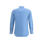 Finamore Blue Denim Shirt