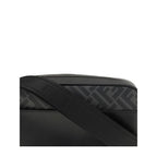 Fendi FF leather and canvas Shoulder Bag