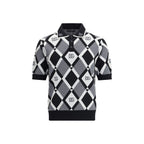 Dolce & Gabbana Multicolor Fleece Wool Polo Shirt