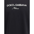 Dolce & Gabbana Black Cotton T-Shirt