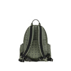 MCM Green Fabric Backpack