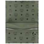 MCM Green Fabric Backpack