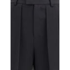 Undercover Black Acetate Casual Pants