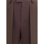 Undercover Brown Acetate Casual Pants