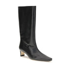 Staud Black Lamb Ovis Aries Aries High Heel Boots