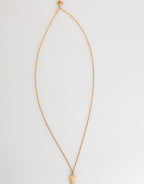 Dolce & Gabbana Gold Medallion Metal Chain Charm Men Pendant Necklace