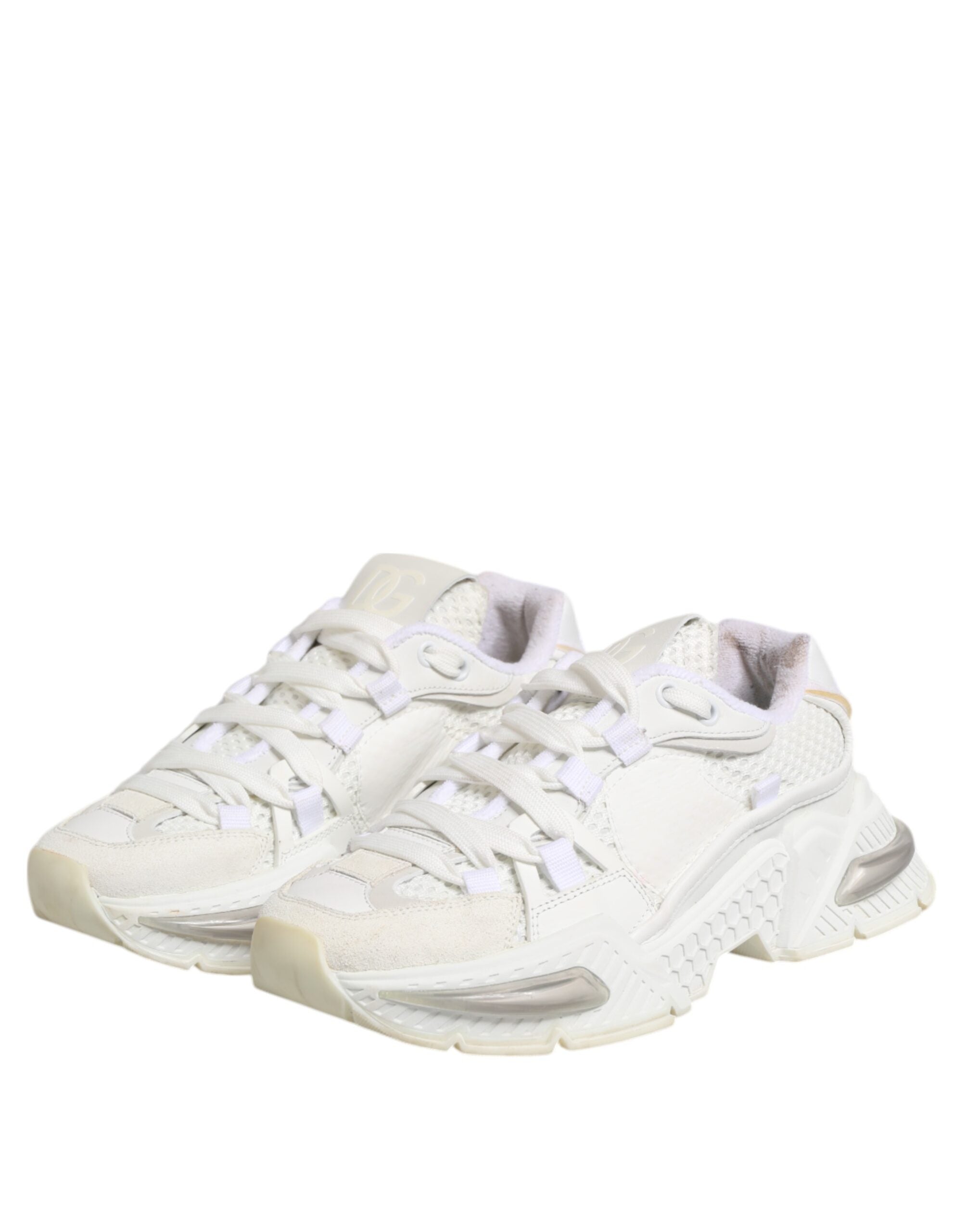 Dolce & Gabbana Airmaster White Women Low Top Sneakers Shoes