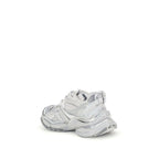 Balenciaga Silver Rubber Athletic Sneakers