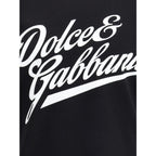 Dolce & Gabbana Black Cotton T-Shirt