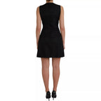 Dolce & Gabbana Black Sleeveless Bodycon A-line Mini Dress