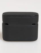 Dolce & Gabbana Black Orange Rubber Logo Embossed Accessory Airpods Case