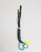 Dolce & Gabbana Multicolor Polyester Tape String DG Logo Keychain  Keyring