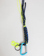 Dolce & Gabbana Multicolor Polyester Tape String DG Logo Keychain  Keyring