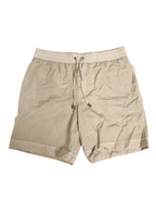 Dolce & Gabbana Beige Nylon Beachwear Men Boxer Short Swimwear