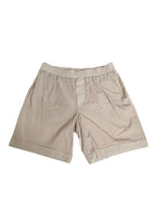 Dolce & Gabbana Beige Nylon Beachwear Men Boxer Short Swimwear
