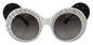 Dolce & Gabbana DG4325BM White Black Acetate Crystal Shades Sunglasses