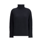 Allude Black Cashmere Cashmere Sweater