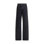 Saint Laurent Black Cotton Slim Fit Jeans