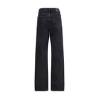 Saint Laurent Black Cotton Slim Fit Jeans