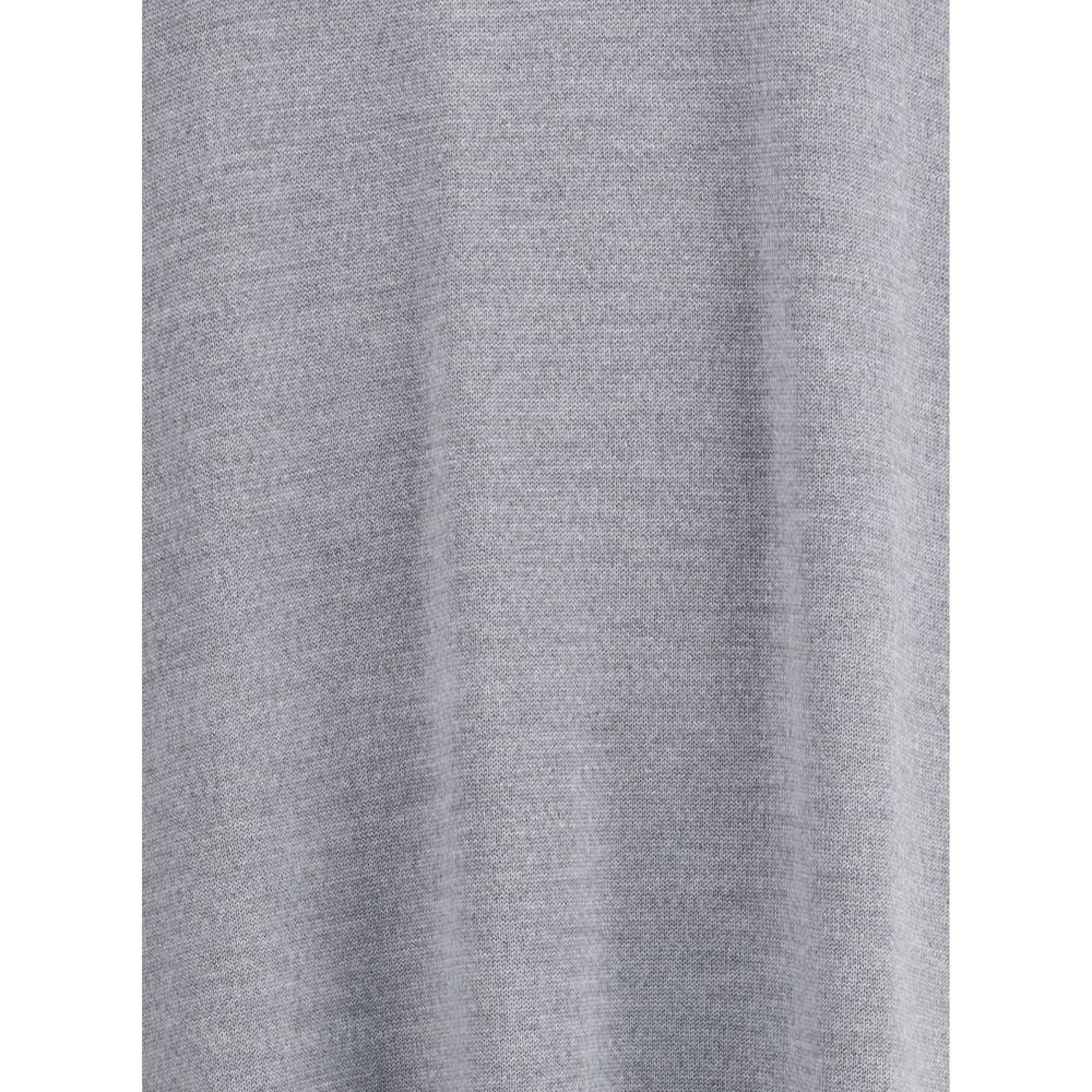Khaite Gray Wool Casual Dress