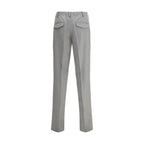 Lardini Gray Fleece Wool Chino Pants