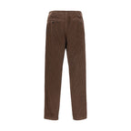 Dolce & Gabbana Brown Cotton Casual Pants