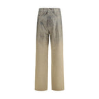 Golden Goose Bicolor Cotton Straight-Leg Jeans