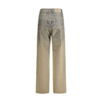 Golden Goose Bicolor Cotton Straight-Leg Jeans