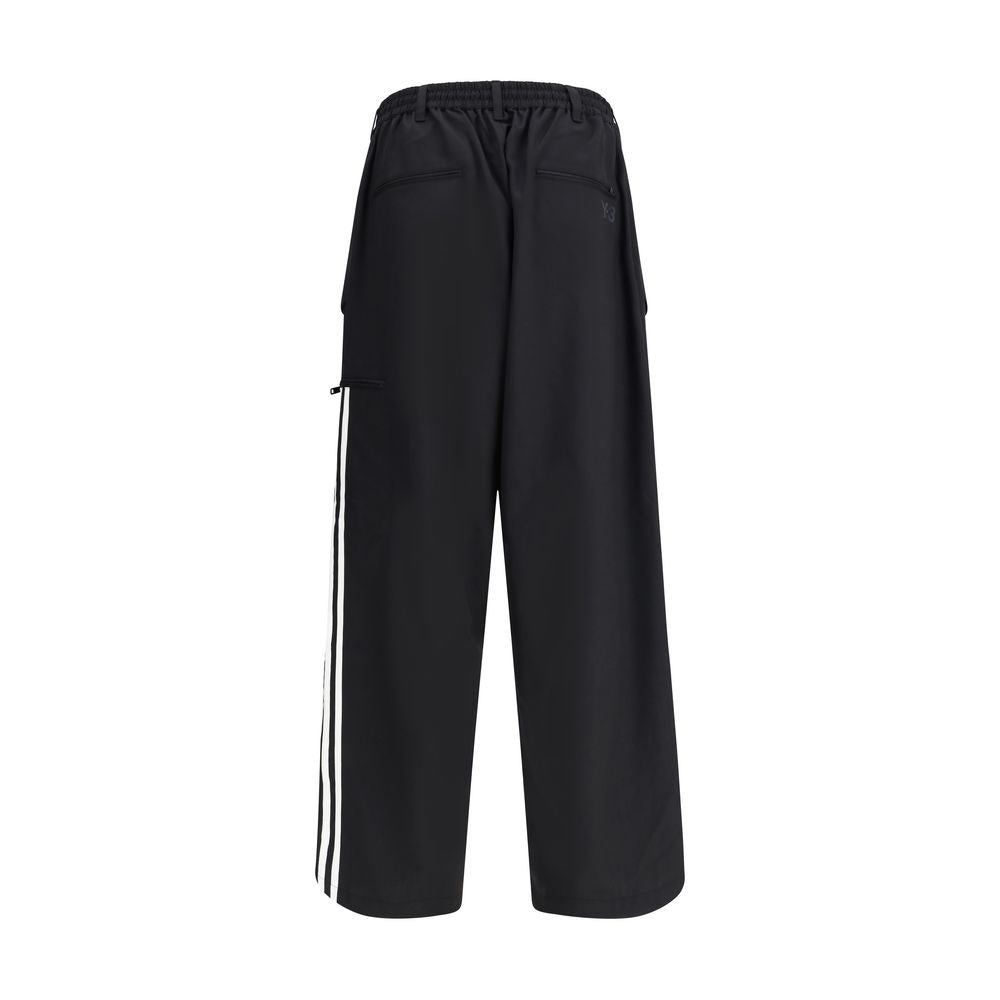 Y-3 Black Wool Casual Pants