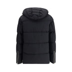 Moose Knuckles Black Cotton Full-Length Jacket