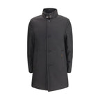 MooRER Black Polyester Coat