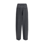 The Latest Gray Polyester Casual Pants