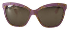Dolce & Gabbana DG4251 Violet Full Rim Rectangle Frame Shades Sunglasses