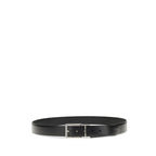 Dsquared² Black Calf Leather Bos Taurus Regular Belt