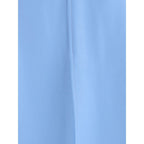 Crida Milano Light Blue Wool Midi Skirt