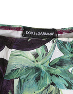 Dolce & Gabbana Eggplant Print High-Waist Briefs Underwear