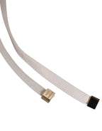 Dolce & Gabbana White Yellow Stripe Tie Side Logo Underwear