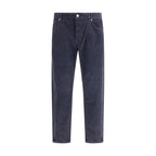 PT Torino Blue Cotton Casual Pants