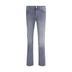 Jacob Cohen Gray Cotton Slim Fit Jeans