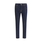 Jacob Cohen Blue Cotton Skinny Jeans