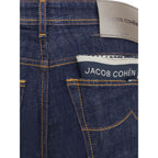 Jacob Cohen Blue Cotton Skinny Jeans