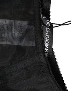 Dolce & Gabbana Black High Waist Mesh Sheer Shapewear Underwear