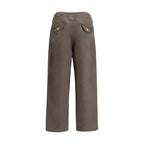 Kenzo Brown Cotton Casual Pants