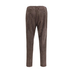 Cruna Brown Cotton Casual Pants