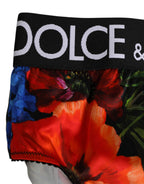 Dolce & Gabbana Multicolor Floral Print High Waist Panty Underwear