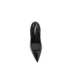 Prada Black Calf Leather Bos Taurus Pumps