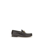 Gucci Brown Calf Leather Bos Taurus Slip-On Loafers